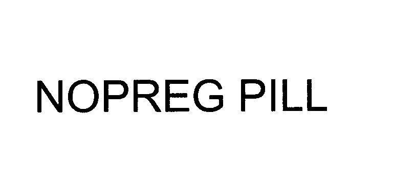 Mẫu nhãn hiệu NOPREG PILL