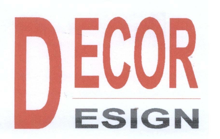 Mẫu nhãn hiệu DECOR ESIGN