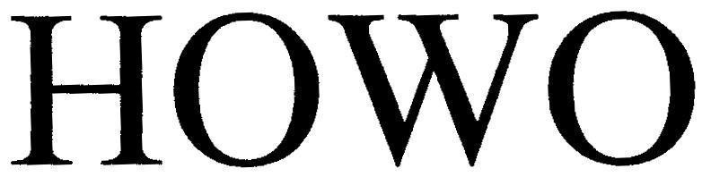 Mẫu nhãn hiệu HOWO