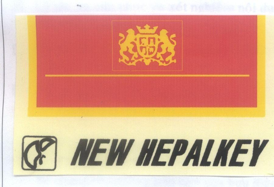 Mẫu nhãn hiệu NEW HEPALKEY