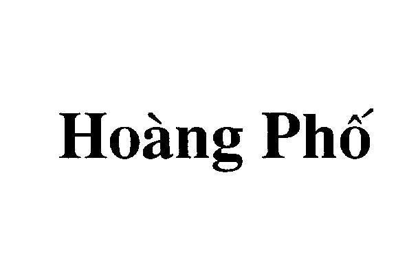 Mẫu nhãn hiệu Hoàng Phố