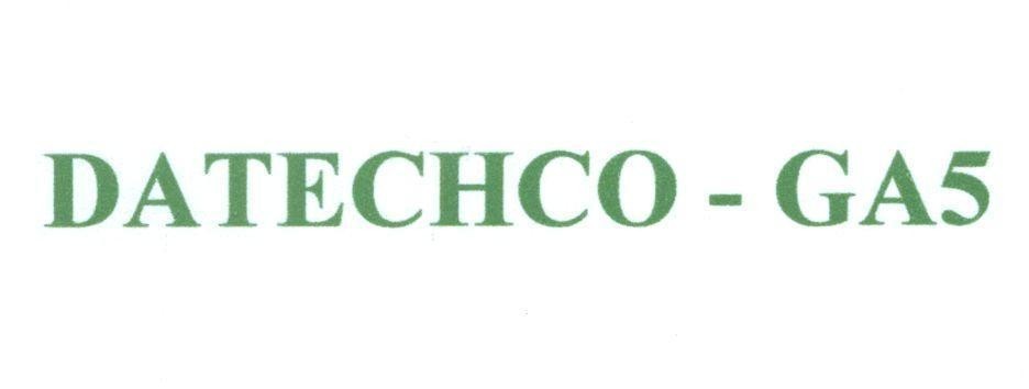 Mẫu nhãn hiệu DATECHCO - GA5