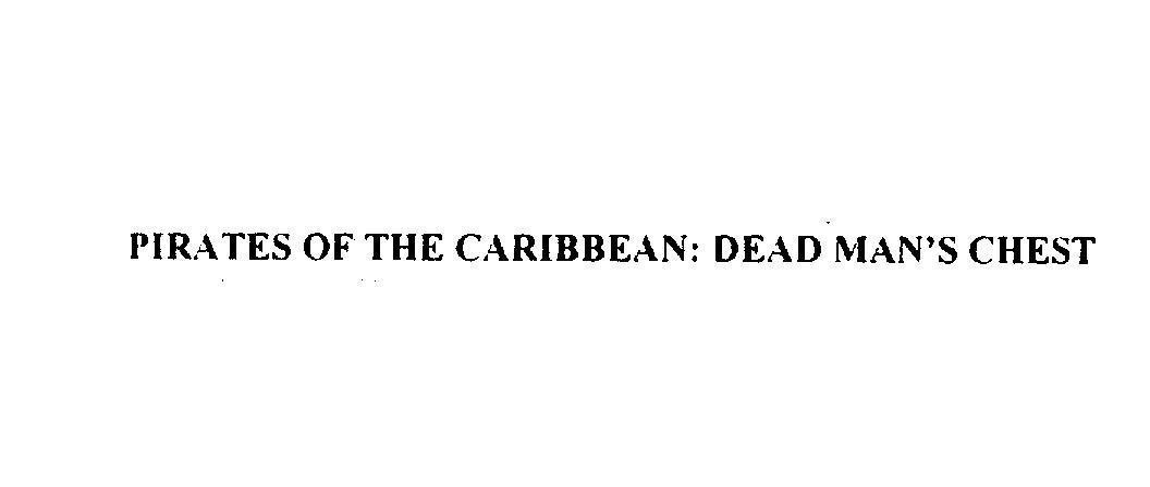 Mẫu nhãn hiệu PIRATES OF THE CARIBBEAN: DEAD MAN'S CHEST