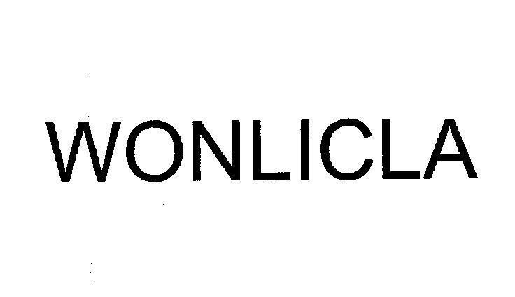 Mẫu nhãn hiệu WONLICLA