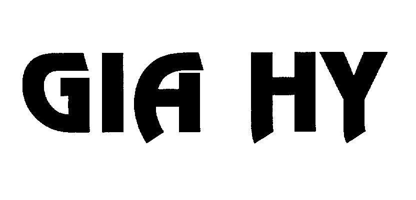 Mẫu nhãn hiệu GIA HY