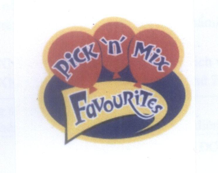 Mẫu nhãn hiệu FAVOURITES PICK 'N' MIX