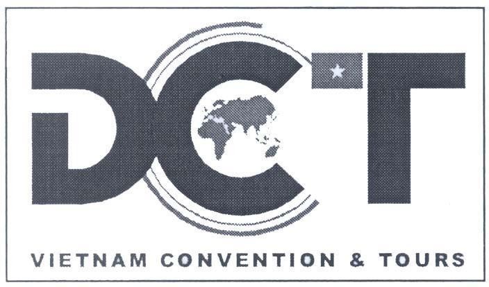 Mẫu nhãn hiệu DCT VIETNAM CONVENTION & TOURS