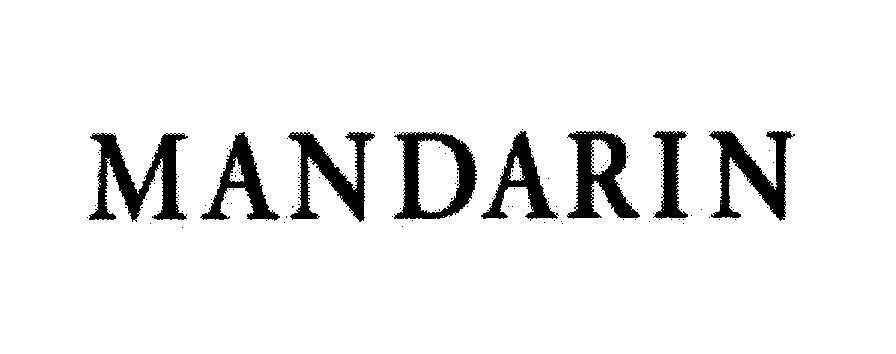 Mẫu nhãn hiệu MANDARIN