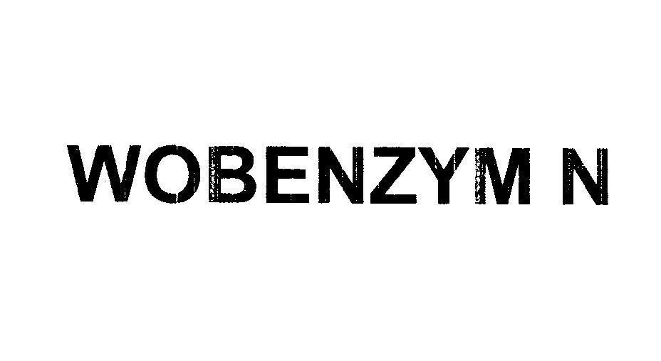 Mẫu nhãn hiệu WOBENZYM N