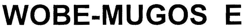 Mẫu nhãn hiệu WOBE-MUGOS E