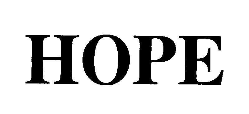 Mẫu nhãn hiệu HOPE