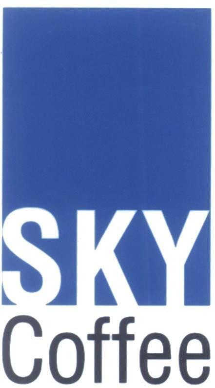 Mẫu nhãn hiệu SKY COFFEE