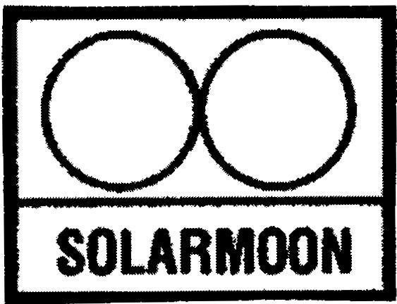 Mẫu nhãn hiệu SOLARMOON