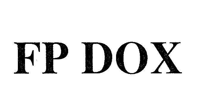 Mẫu nhãn hiệu FP DOX