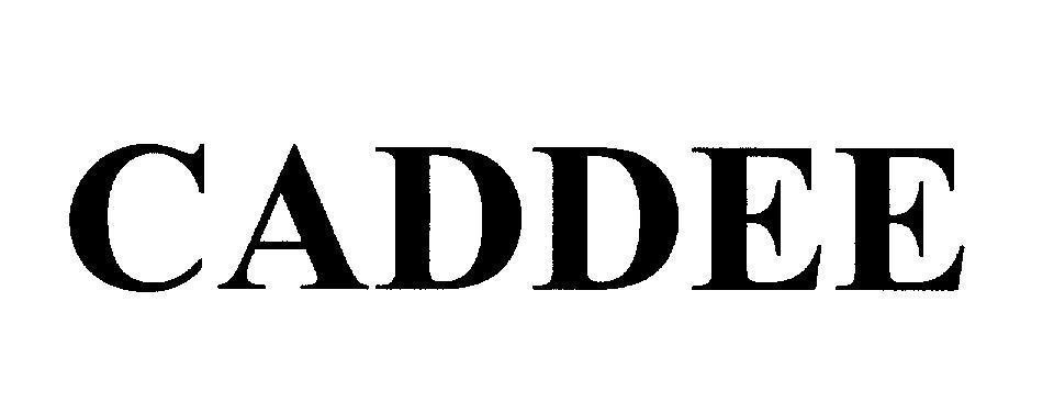 Mẫu nhãn hiệu CADDEE