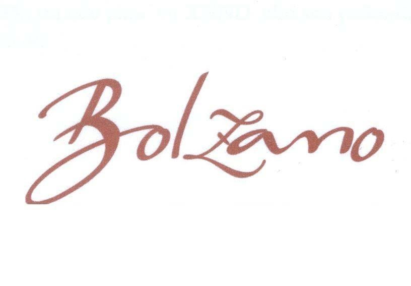 Mẫu nhãn hiệu BOLZANO