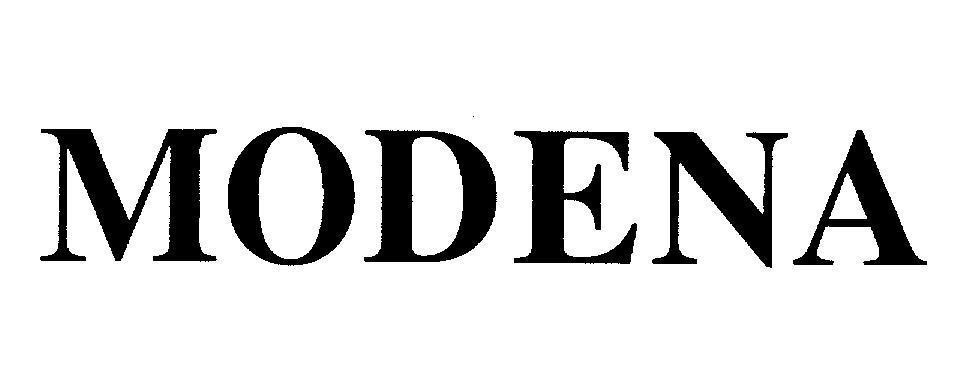Mẫu nhãn hiệu MODENA