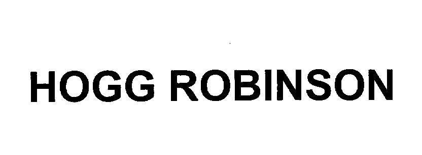 Mẫu nhãn hiệu HOGG ROBINSON