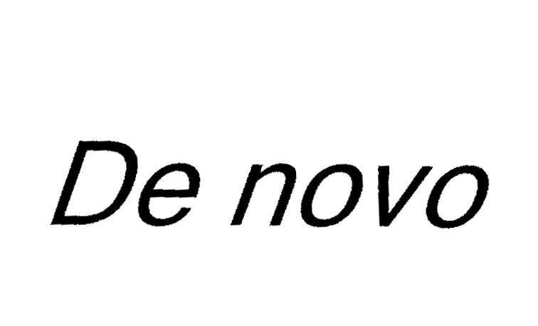 Mẫu nhãn hiệu DE NOVO