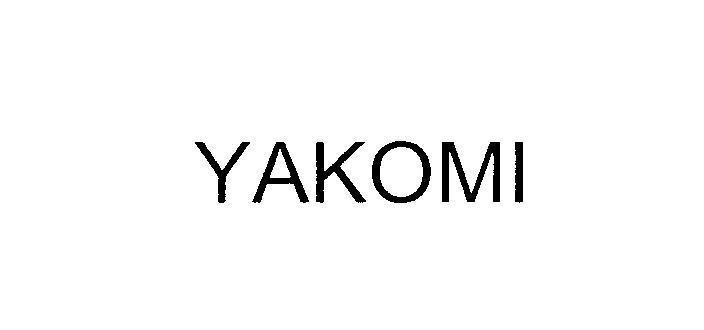 Mẫu nhãn hiệu YAKOMI