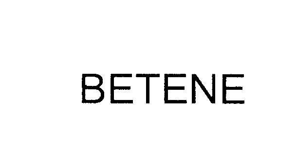 Mẫu nhãn hiệu BETENE