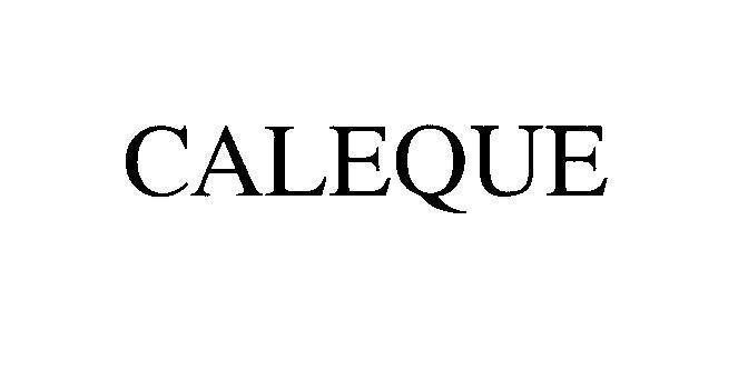 Mẫu nhãn hiệu CALEQUE