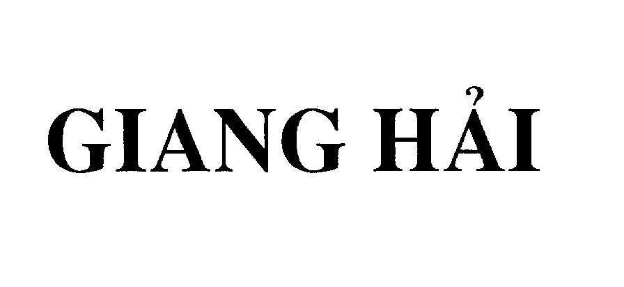 Mẫu nhãn hiệu Giang Hải