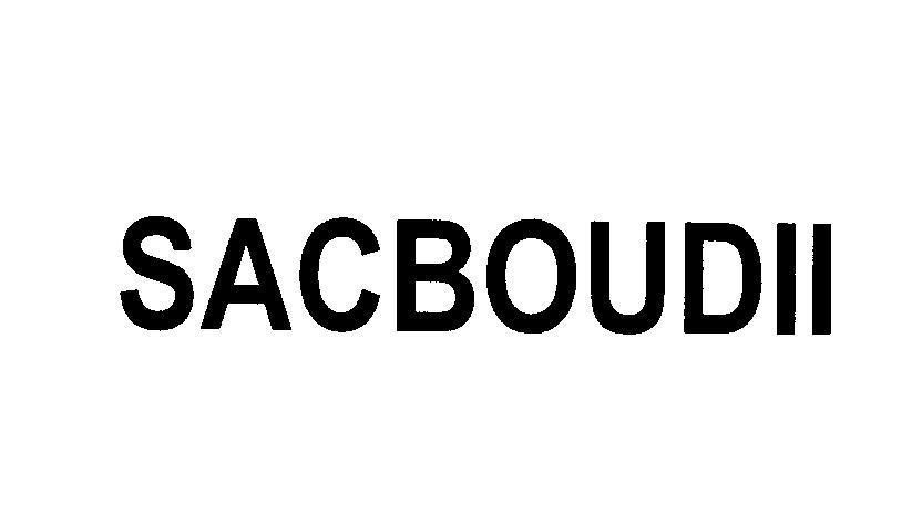 Mẫu nhãn hiệu SACBOUDII