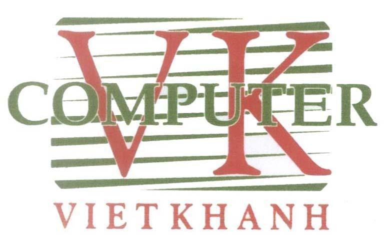 Mẫu nhãn hiệu VK COMPUTER VIET KHANH