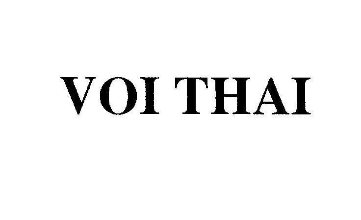 Mẫu nhãn hiệu VOI THAI