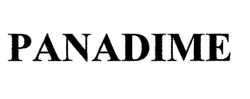Mẫu nhãn hiệu PANADIME
