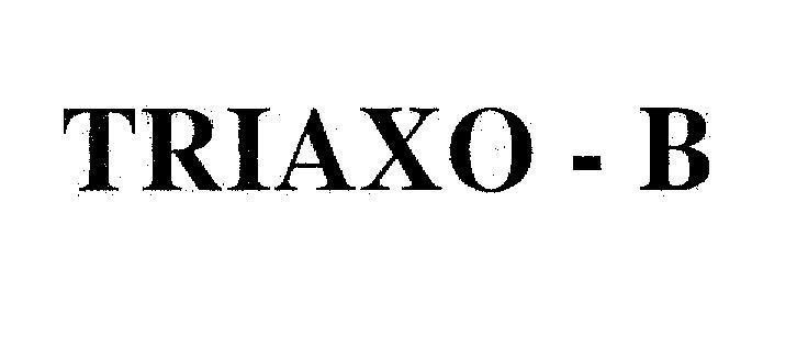 Mẫu nhãn hiệu TRIAXO - B