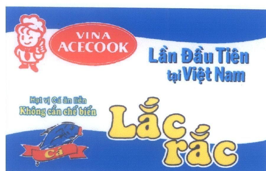 Mẫu nhãn hiệu VINA ACECOOK Lắc rắc Cá Lần Đầu Tiên Tại Việt Nam Hạt Vị Cá ăn Liền Không Cần Chế Biến