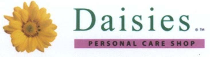 Mẫu nhãn hiệu Daisies PERSONAL CARE SHOP