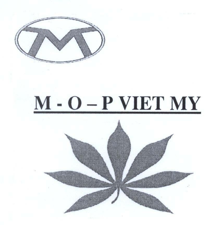 Mẫu nhãn hiệu M M - O - P VIET MY