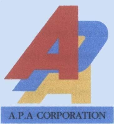 Mẫu nhãn hiệu APA A P A CORPORATION