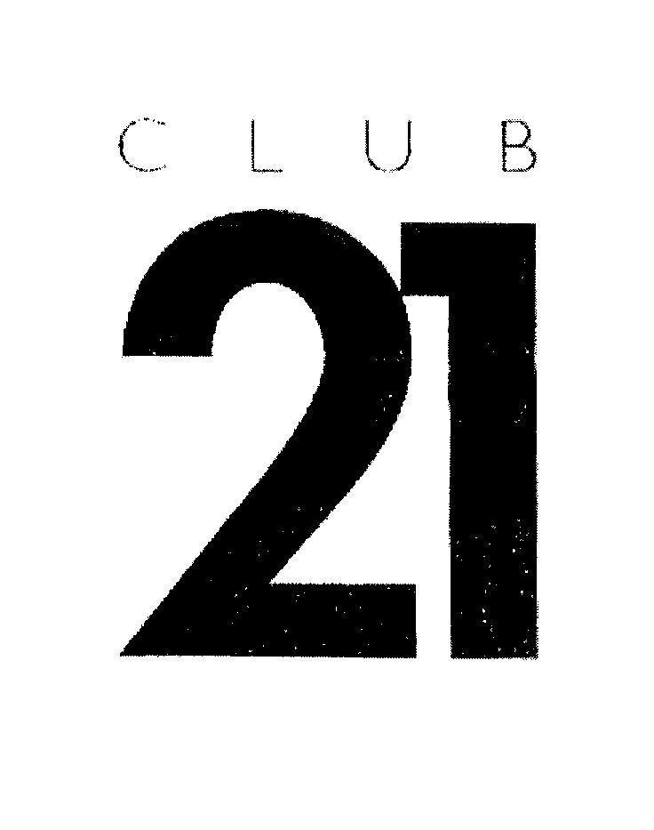 Mẫu nhãn hiệu CLUB 21