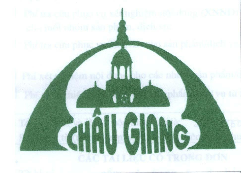 Mẫu nhãn hiệu Châu Giang
