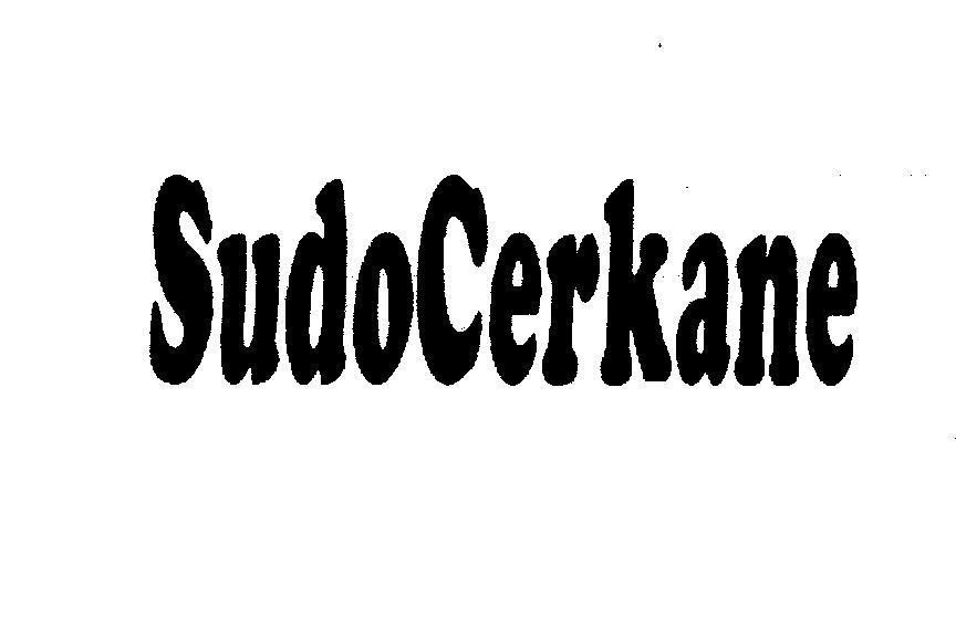 Mẫu nhãn hiệu SUDOCERKANE