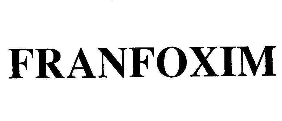 Mẫu nhãn hiệu FRANFOXIM