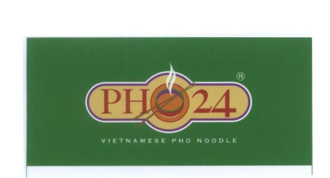 Mẫu nhãn hiệu PHO24 PH 24 VIETNAMESE PHO NOODLE