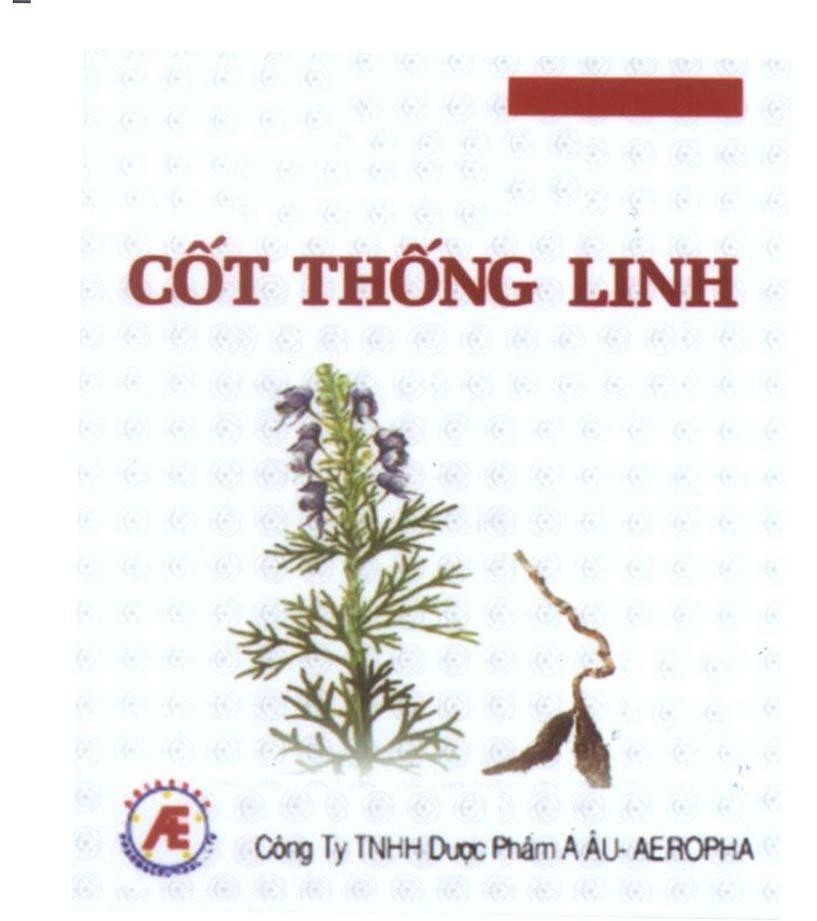 Mẫu nhãn hiệu Cốt Thống Linh A E Công ty TNHH dược phẩm á Âu-AEROPHA