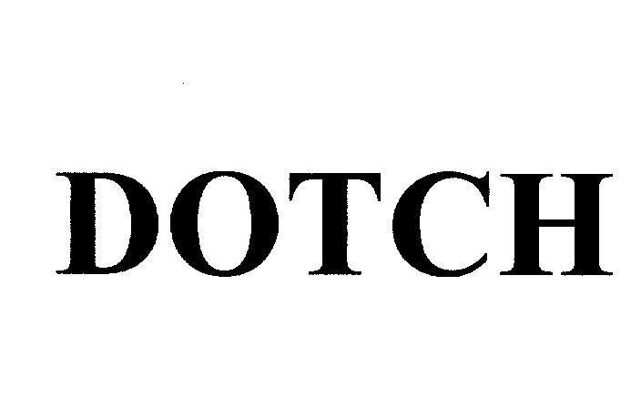 Mẫu nhãn hiệu DOTCH