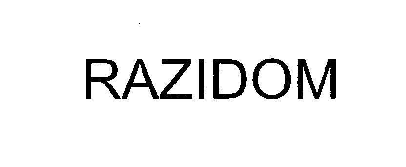 Mẫu nhãn hiệu RAZIDOM