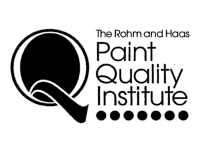 Mẫu nhãn hiệu Q THE ROHM AND HAAS PAINT QUALITY INSTITUTE