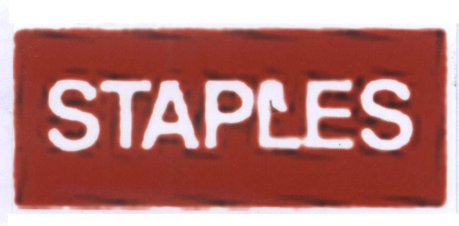 Mẫu nhãn hiệu STAPLES