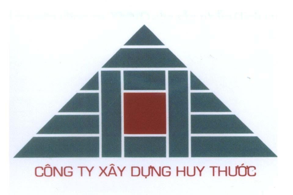 Mẫu nhãn hiệu Công ty xây dựng Huy Thước