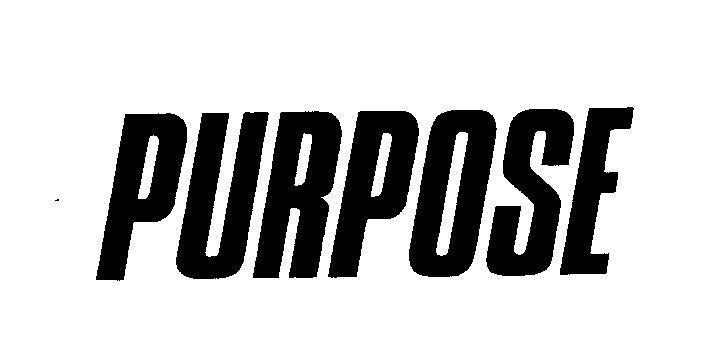 Mẫu nhãn hiệu PURPOSE