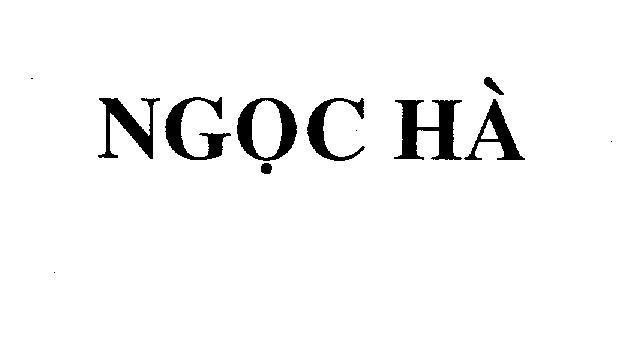 Mẫu nhãn hiệu Ngọc Hà