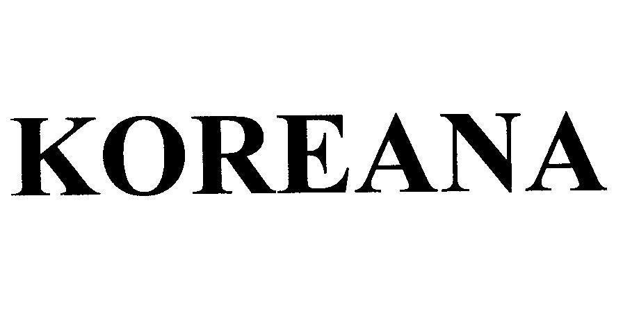 Mẫu nhãn hiệu KOREANA